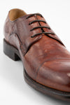 KNIGHTON rich-cognac derby shoes.