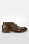 UNTAMED STREET Men Green Buffalo-Leather Chukka Boots KNIGHTON