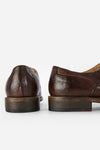 UNTAMED STREET Men Brown Buffalo-Leather Oxford Shoes KNIGHTON