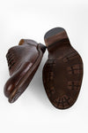 UNTAMED STREET Men Brown Buffalo-Leather Oxford Shoes KNIGHTON