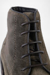 LENNOX dark-moss ankle boots.