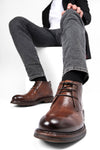 LENNOX rich-brown chukka boots.