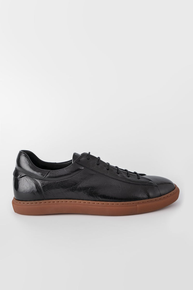 Utålelig krybdyr magnet PUTNEY black latex sneakers | untamed street – UNTAMED STREET