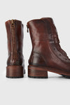 RADNOR terra-brown laceless bikers.