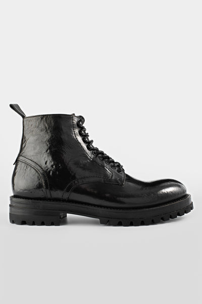 CAMDEN tar-black hiking boots | untamed street – UNTAMED STREET