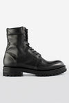 CAMDEN urban-black tactical combat boots.