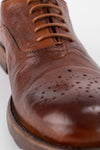 ASTON terra-brown oxford shoes.