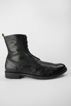 SLOANE dark-green commando boots.