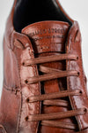 UNTAMED STREET Men Brown Calf-Leather Runners Sneakers SOHO