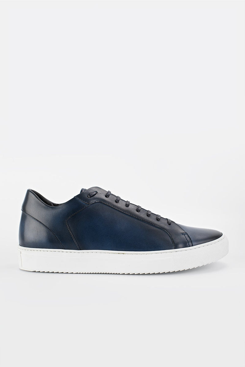 SOHO meteorite-blue patina sneakers | untamed street | men – UNTAMED STREET