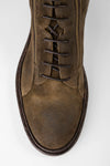 YORK tundra-brown suede welted chukka boots.
