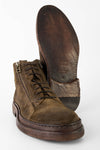 YORK tundra-brown suede welted chukka boots.