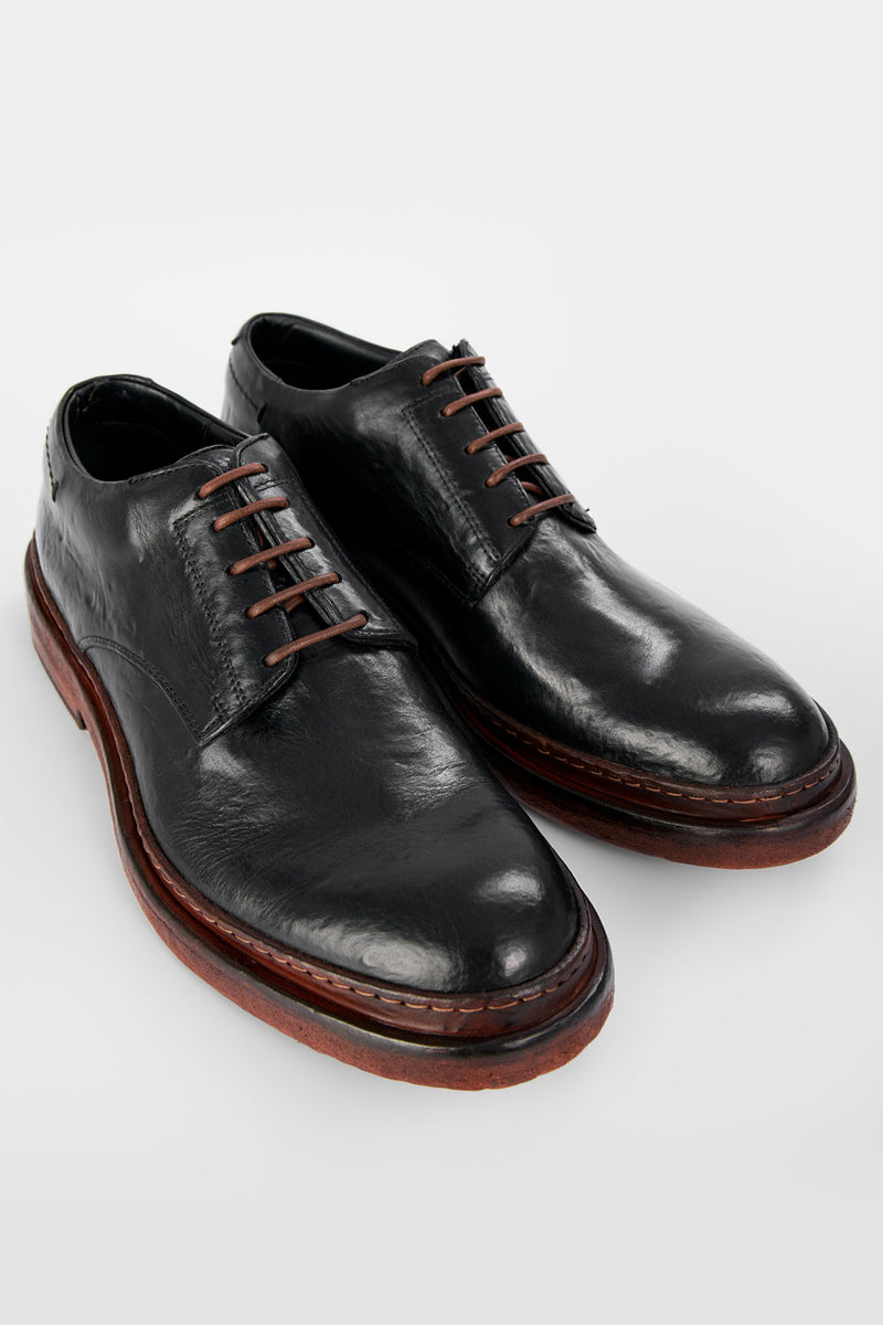 YORK imperial-black welted derby shoes | untamed street | men – UNTAMED ...
