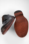 UNTAMED STREET Men Black Calf-Leather Derby Shoes YORK