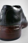 YORK dark-green welted derby shoes.