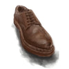 YORK rich-brown welted derby shoes.