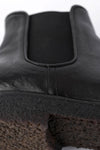 BROMPTON charcoal-black chelsea boots.
