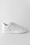 women leather white sneaker handmade in Italy